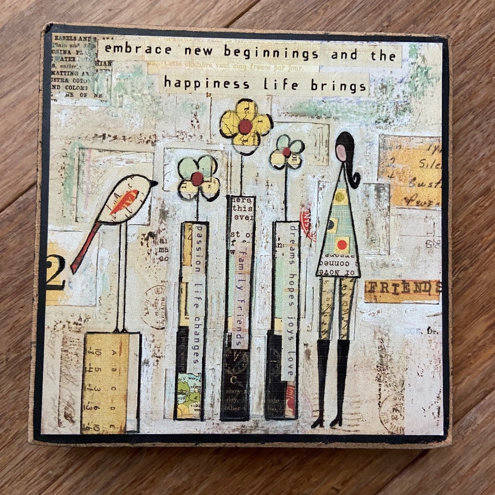 Vintage Design Girl- Inspiration through words paper and paint